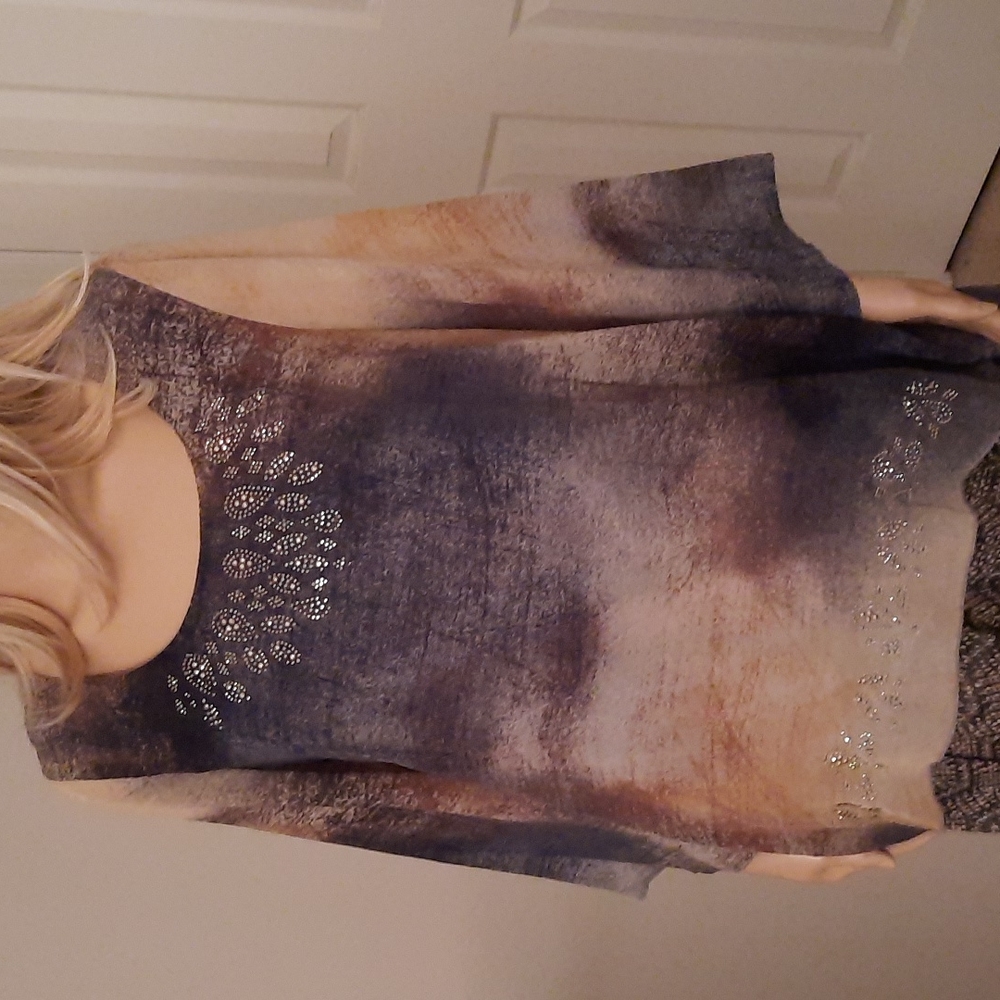 Embellished Flowy Bohemian Top
